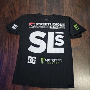 Street League Skateboarding X DC x Monster Energy T-shirts
